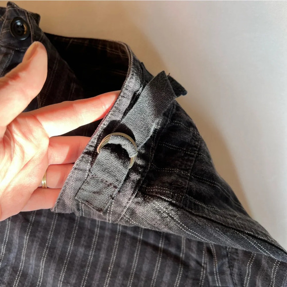 Route 66 | Vintage Black Pinstripe Mini Skirt Women’s Size 15/16 | 100% Cotton - Picture 7 of 8